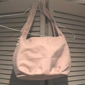 NWOT Lightweight Grey Nylon Bag